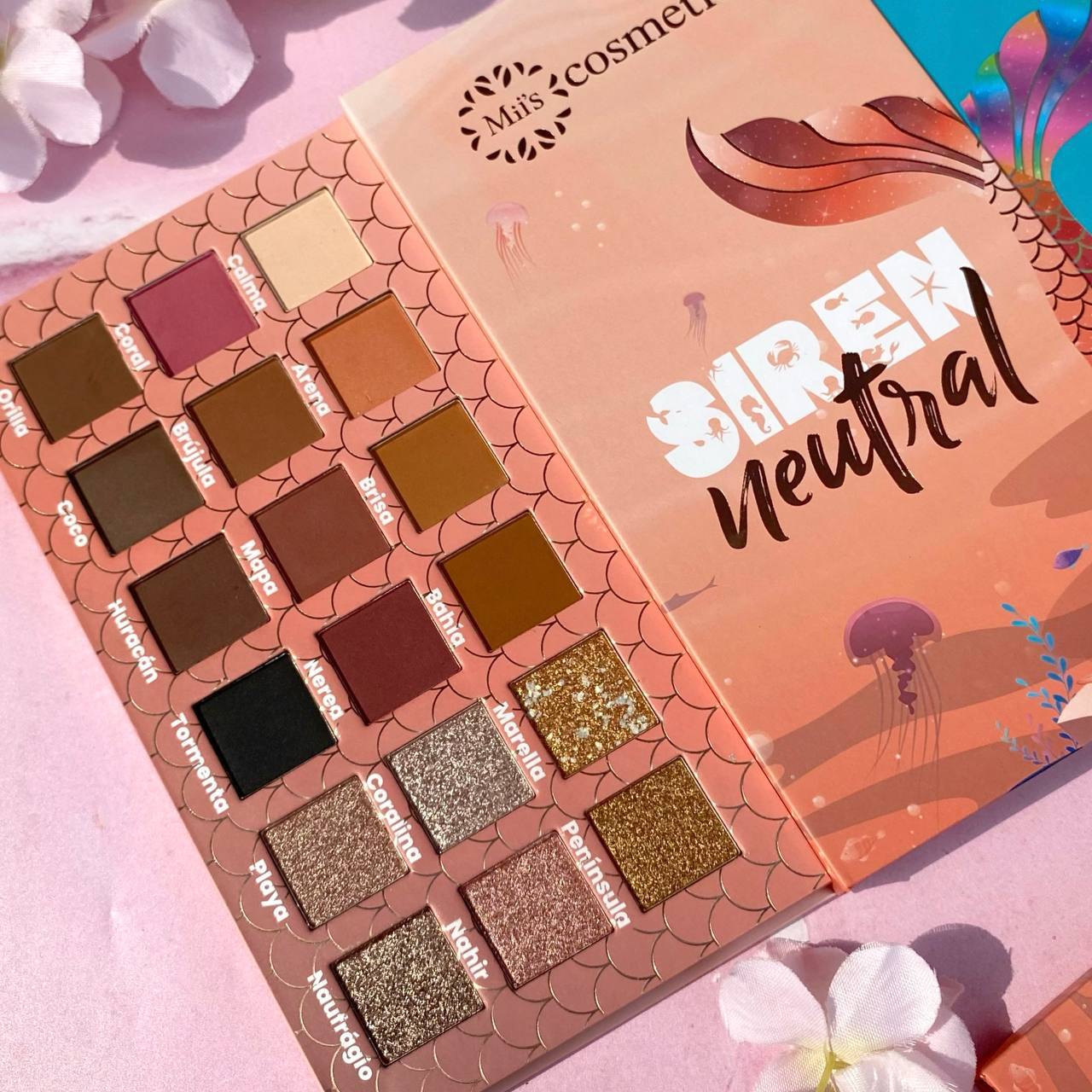 💖PALETAS DE SOMBRAS SIREN NEUTRAL & COLOUR💖
Original Mii’s Cosmetics🥰