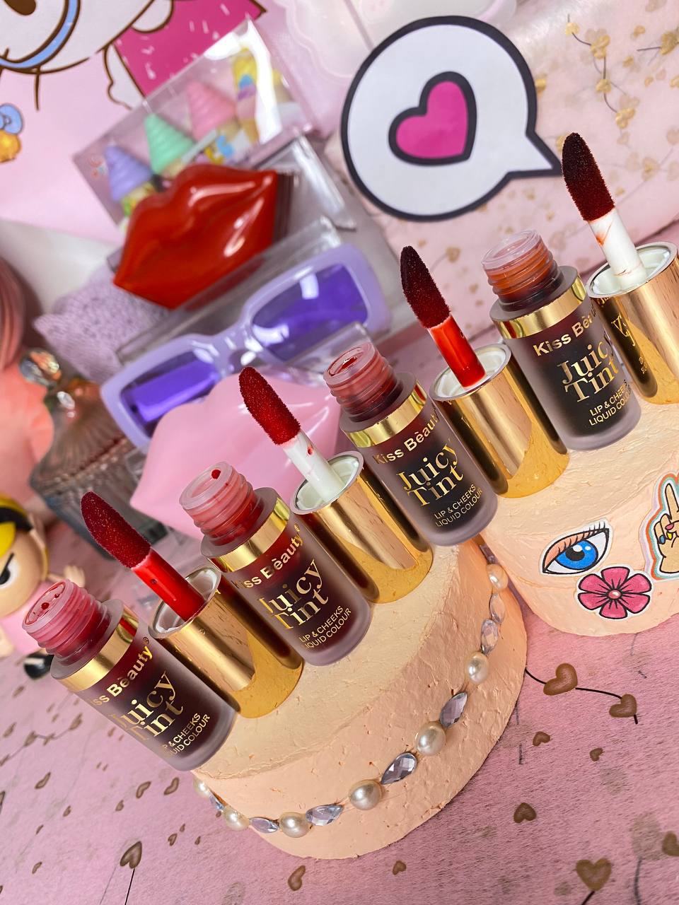 🎀TINT JUICY🎀
✨Original Kiss Beauty✨