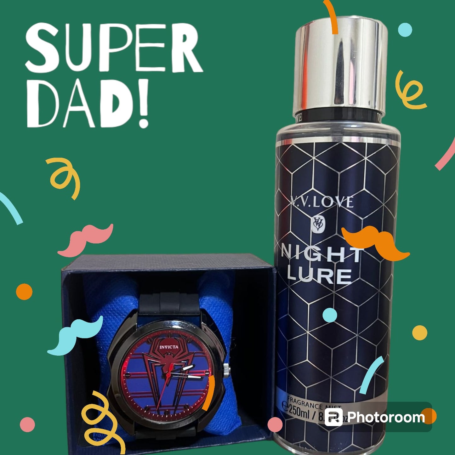 Combo 1 Dia del padre Reloj Invicta + Colonia Spray