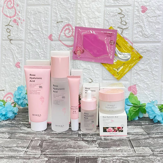 🎀SKINCARE ROSAS Y ÁCIDO HIALURONICO🎀
✨ORIGINAL BIOAQUA✨