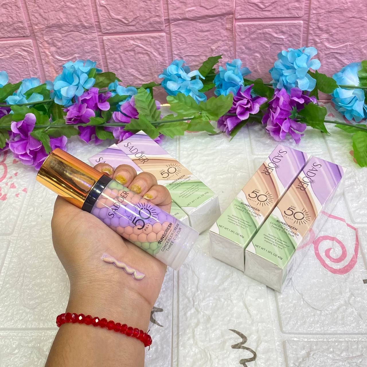 🎀PRIMER CON PROTECTOR SOLAR🎀 
✨Original SADOER✨