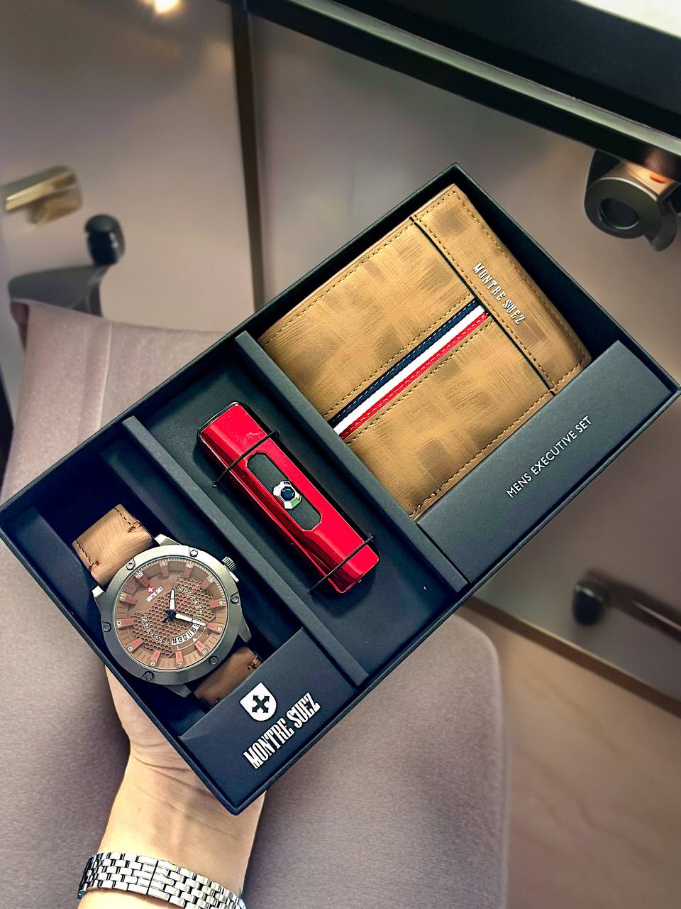 ✨estuche para caballero MONTRE SUEZ✨