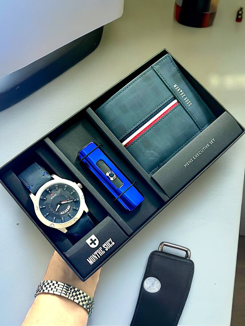 ✨estuche para caballero MONTRE SUEZ✨